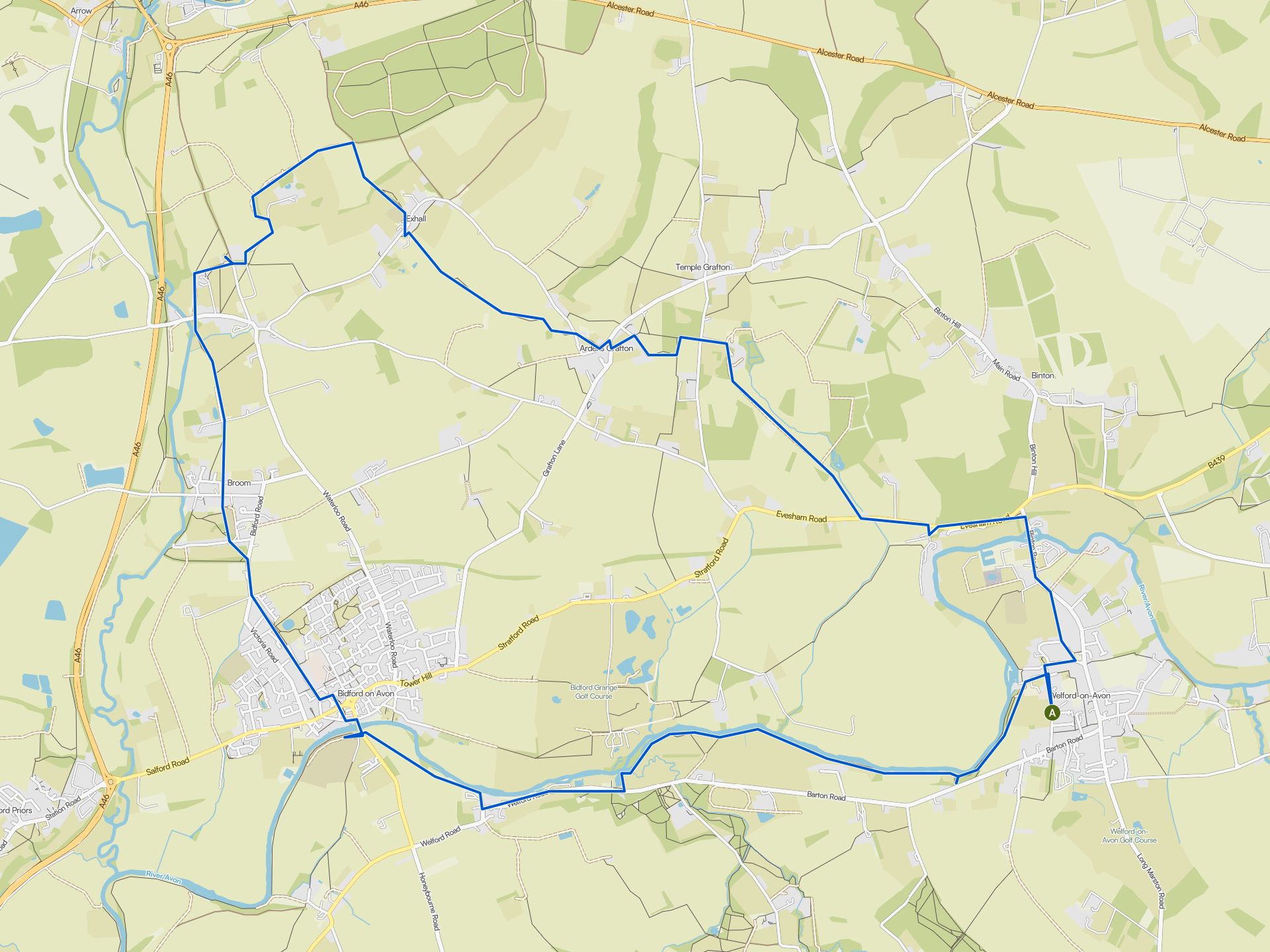 The best walks and hikes around Binton CP | Komoot
